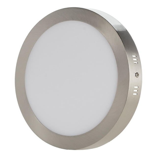 Lampara Led Redonda Para Sobreponer 18 W Luz Blanca negro