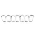 thumbnail image 1 of Kit de molduras de anillo de cubierta de rejilla delantera para Jeep Grand Cherokee 2017-2021, 1 of 3