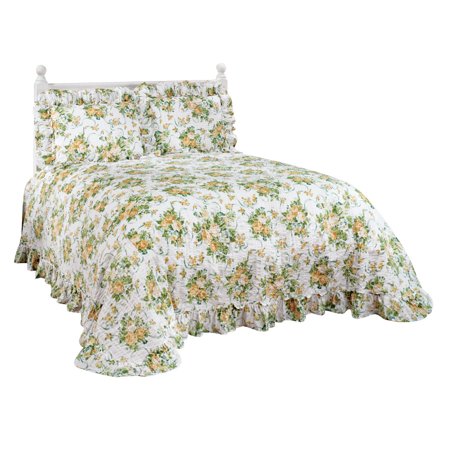 Ribbons and Roses Plisse Bedding