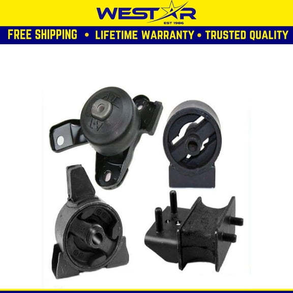 Fits 1988-1991 Toyota Camry 2.5L AUTO Trans Engine Motor Mount Set 3PCS : A6222, A7223, A6216