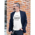 thumbnail image 2 of I Am So Proud Of My Daughter Graphic Men White T-Shirt, Male XX-Large, 2 of 4
