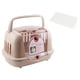 thumbnail image 3 of Caja de transporte para gatos, caja de transporte para mascotas, caja de aire para cachorros, gatos, gatitos, perros pequeños y medianos, tienda de ma marrón, 3 of 9