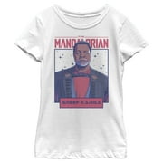 Girl's Star Wars: The Mandalorian Karga Your Only Hope Graphic Tee White Large