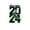 ZA-Green, variant on Yatlte Yard Sign, Glittering Congratulations Graduate, 24” x 18”, 2 Count