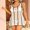 Stripe, variant on Charmo Womens Sleeveless Swim Cover Up Hollow Out Crochet Mesh Beach Dress