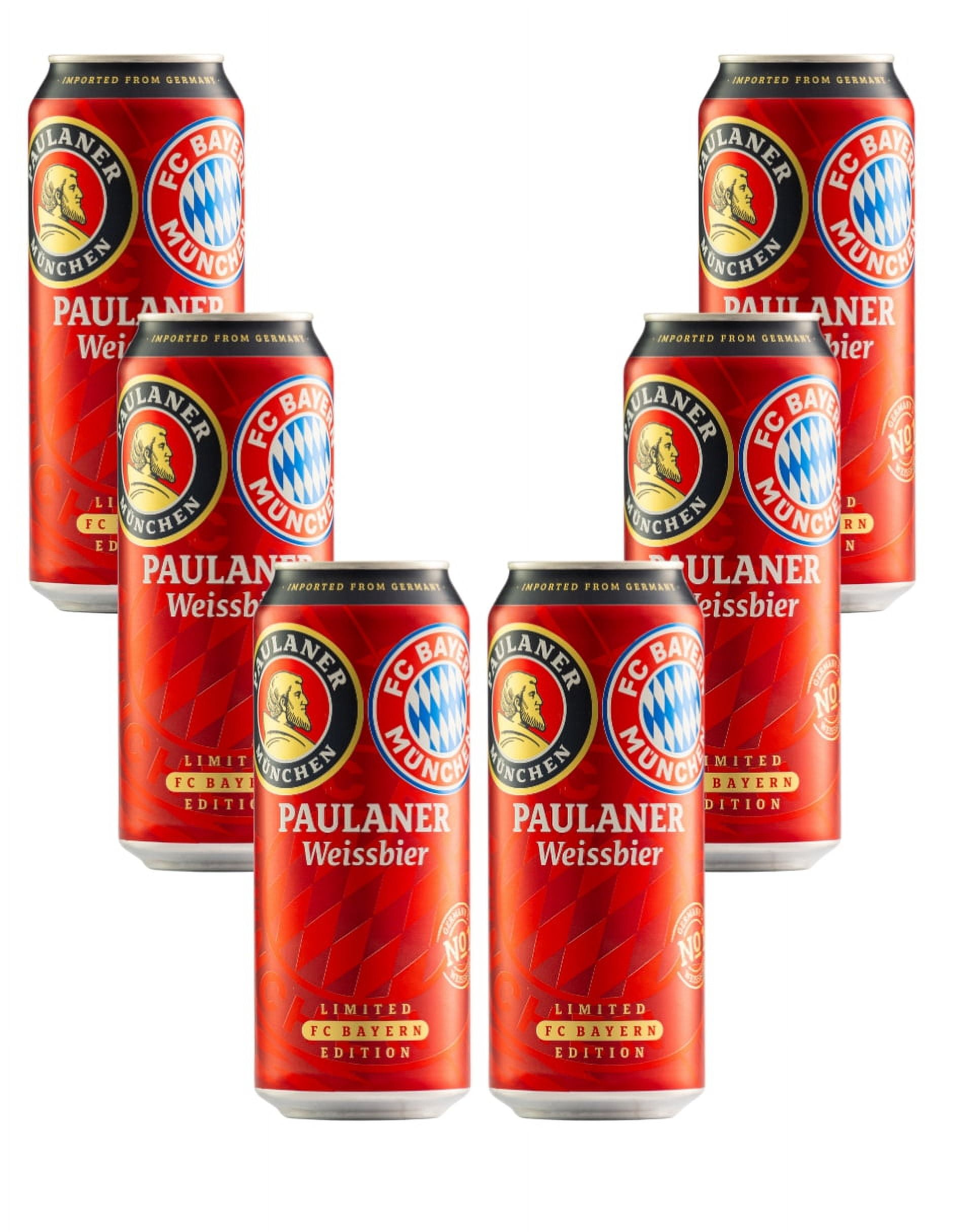 Six Pack Cerveza Paulaner FC Bayern Munchen Lata 500 Ml Paulaner ...