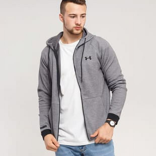 Under Armour STEEL Unstoppable Double Knit Full Zip Hoodie US Medium