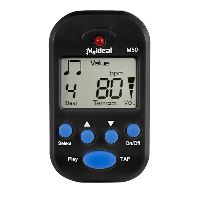 Lefu M50 Mini Electronic Metronome LCD Digital For Violin Bass Electric Guitar Piano Metronome Musical Instrument Accessories Parts