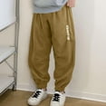 thumbnail image 2 of Odeerbi 3-13 Años Niños Cargo Pantalones Deportes Jogger Pantalones Casual Suelto Cómodo Pantalones Con Bolsillos, 2 of 4