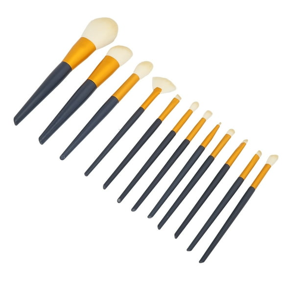 Cosmetic Brushes Set, 12pcs Brushes Soft Bristle Makeup Brushes Set Dense Bristle For Beauty Salon