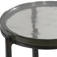 thumbnail image 4 of Uttermost Eternity Iron & Glass Accent Table in Gunmetal, 4 of 5