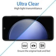 thumbnail image 5 of [2+2 Pack for Google Pixel 8 Pro Privacy Screen Protector Tempered Glass with Camera Lens Protector, Anti Spy, 9H Hardness, High Clarity, Bubble Free for Google Pixel 8 Pro, 5 of 7