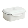 thumbnail image 1 of TIMIFIS Household Products Double-Layer Lunch Box Lunch Box Office Workers Reduction Fitness Partition Lunch Box Food Grade Safe Microwave Heating Kitchen Gadgets, 1 of 2