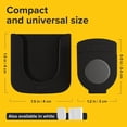 thumbnail image 2 of EcoNesxp Magnetic Remote Control Holder Wall Mount Set of 5 Black Set Easy to Install Set of 5 Black Set with Self-Adhesive Back for Fan and Air Conditioner Remote Control, 2 of 5