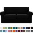 thumbnail image 1 of CHUN YI Sofa Cover with Separate Cushion Slipcover Stretch Checks, 1 of 7