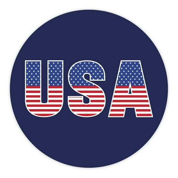 Koyal Wholesale 4th Of July Patriotic Stickers, Navy Blue USA, Party Favors, Memorial, Veterans Day, Pack-40