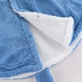 thumbnail image 6 of Xfvqtps Toddler Short Plush Cloak with Tail Cartoon Animal Design Double Layered Comfortable Soft Warm Winter Cape Coffee, 6 of 8