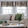 thumbnail image 3 of LALILO Kitchen Curtain Valance Christmas Mother Baby Rod Pocket Window Curtain 52"x 18" Set of 2, 3 of 6