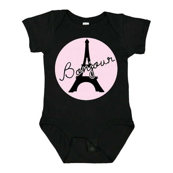 Inktastic Bonjour Girls Baby Bodysuit