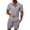 Grey, variant on Ediodpoh Mens Spring and Summer Leisure Sports Comfortable Breathable Sweat Absorbing Short Sleeved Shorts Two Piece Set Mens Summer Outfits Khaki XL