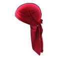 thumbnail image 4 of Paquete de 5 Mujeres para Hombre Elegante Bandana Sombrero de Cola Larga Musulmana Headwrap, 4 of 9