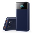 thumbnail image 1 of Banco de energía LanLuk 40800 mAh con 3 cables integrados PD de 25 W, 1 of 7