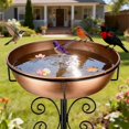 thumbnail image 1 of Bañera para pájaros de metal vintage inanil de 109 cm de alto para exterior, 1 of 7