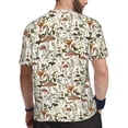 thumbnail image 2 of Wukai Mushroom Garnish Print Men's Short-Sleeved Mesh T-Shirt,Quick-Dry Short Sleeve Workout T-Shirt-Medium, 2 of 8