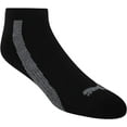thumbnail image 2 of PUMA Mens 6-Pack Low Cut Socks Grey/Black, 2 of 5
