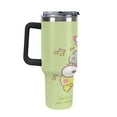 thumbnail image 3 of Keroppi 40oz Insulated Tumbler Cup - Extra Large Leak-Proof Travel Mug with Straw &amp; Handle, Double-Wall Vacuum Stainless Steel, Keeps Drinks Hot/Cold for Hours - Perfect for Iced Coffee, Tea, Sod, 3 of 8