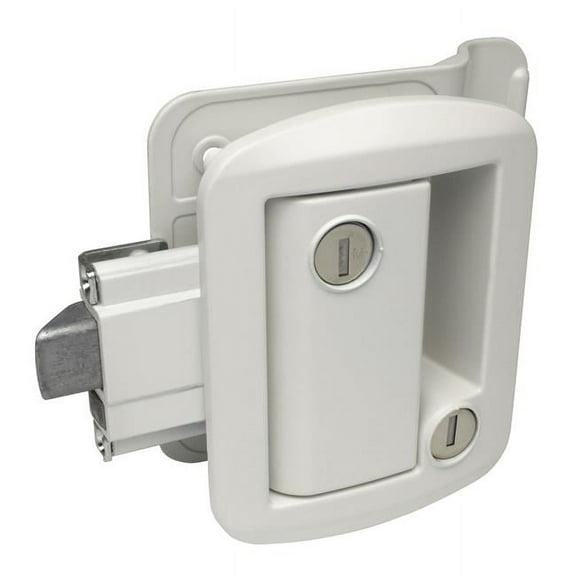 Global Classic Pro Entry Door Lock, White