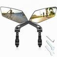 thumbnail image 3 of 1Pair Bike Mirrors, EBike Mirrors For Handlebars, 360° Adjustable Safety Bicycle Rear View Mirrors, Bicycle Universal Fit Accessories, 3 of 10