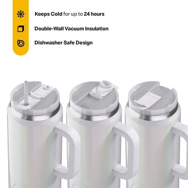 RTIC 64oz Ceramic Lined Tumbler, Insulated, Stainless Steel
