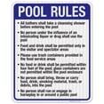 thumbnail image 1 of New Mexico Pool Rules Sign, Complies With State Of New Mexico Pool Safety Code, 24x30 Reflective Aluminum EGP, 1 of 1