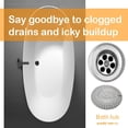 thumbnail image 4 of HIBIBUD Shower Hair Drain Catcher (5 Pack) Sturdy Bathtub Drain Cover, Easy Install, Great for Bathroom Laundry And Kitchen Shower Strainer Hair Catcher, 4 of 7