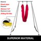 thumbnail image 1 of Marco de Yoga Aéreo VEVOR 68lbs 551lbs/250kg Cinturones de Seguridad Rojo Vino, 1 of 9
