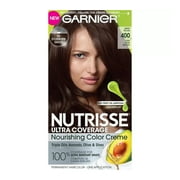 Garnier Nutrisse Ultra Coverage Hair Color, Deep Dark Brown 400, 1 Ea..