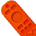 thumbnail image 3 of Manopla de silicona para bebé, mordedor, juguetes infantiles suaves para aliviar la dentición (naranja) Tmvgtek libre de BPA, 3 of 9