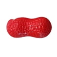 thumbnail image 2 of Juguete chirriante para perros, juguete para masticar cachorros con forma de maní resistente a las mordeduras, juguete para masticar para peluche rojo, 2 of 5