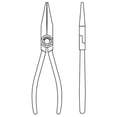 thumbnail image 3 of Gedore 8110-140 JC Flat nose pliers 140 mm, 3 of 6