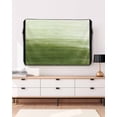 thumbnail image 3 of Outdoor TV Cover 30 to 32 Inch Weatherproof, Sage Green White Brush Stroke Textured Waterproof TV Screen Protector for Outside Decor with Zipper and Pocket 30"L x 19"H&nbsp; , Abstract Modern, 3 of 7