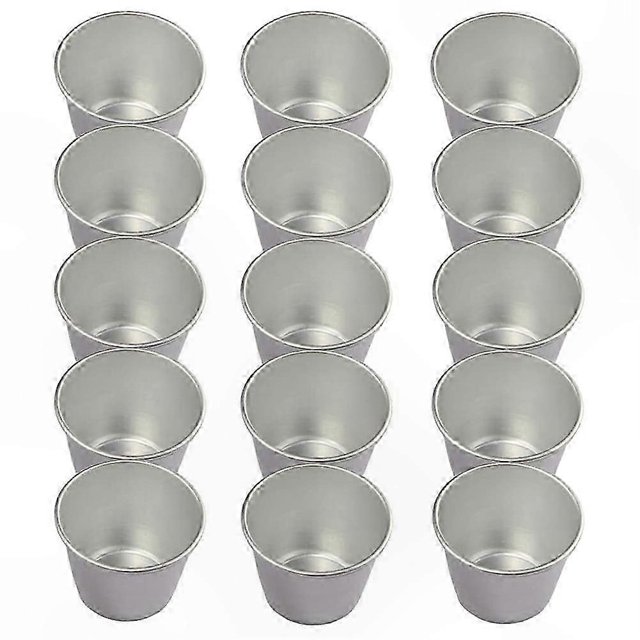 15-Pack Non-Stick Moulds for Pudding, Tarts, and Desserts - Perfect for Sweet & Savory Creations