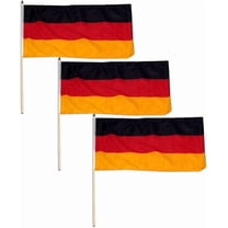 Germany flag 12 x 18 inch - 3 PK