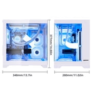 Hoengager RTX 5070 12GB Gaming PC - AMD Ryzen 7 5700X 3.4 GHz, 32GB DDR4 RAM, 2TB SSD, 650W PSU, Software-controlled ARGB, Windows 11 -RGB Prebuilt PC