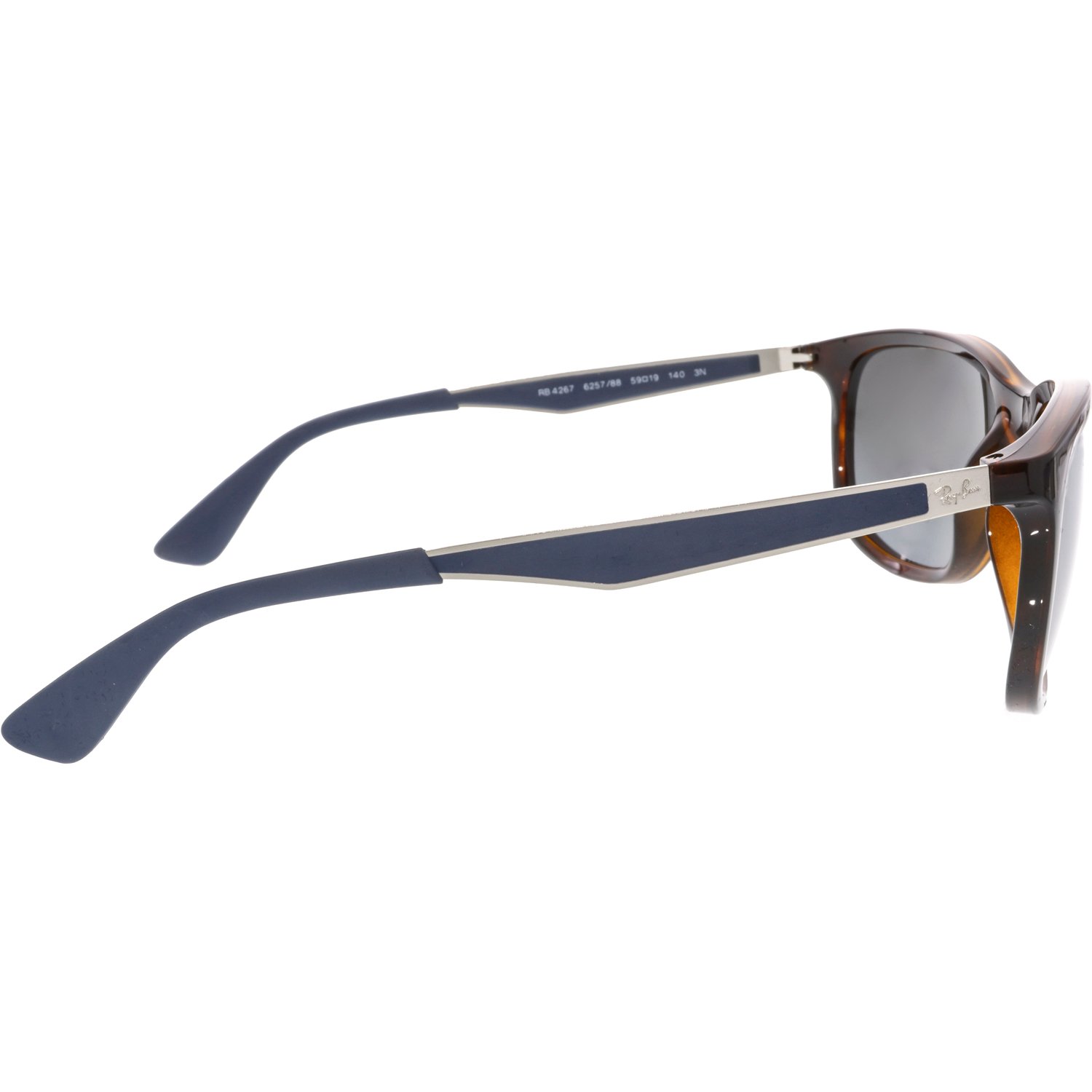 Ray Ban Polarized RB4267 625788 59 Brown Wayfarer Sunglasses Walmart