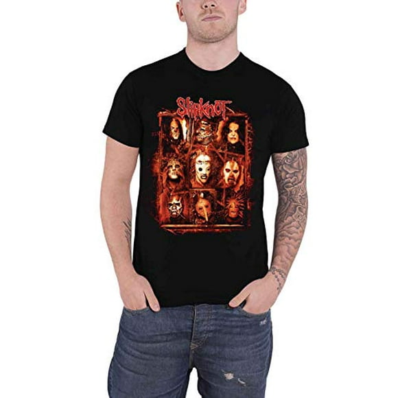 Slipknot Rusty Face New Official Mens Black T Shirt