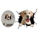 thumbnail image 5 of 1 pieza de pegatinas de perro para coche, pegatinas estáticas extraíbles, duraderas, 3D, divertidas, para ventana, inodoro, pared, puerta, baño y dormitorio. E, 5 of 7