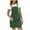 01 Green, variant on Womens Dresses Summer Overalls Dress Casual Adjustable Straps Pinafore Dress Short Skirt with Pockets