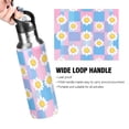 thumbnail image 4 of Yayeee 20oz Insulated Water Bottle Double Wall Stainless Steel with Flip Straw Lid, Playful Daisy, 4 of 7