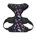 thumbnail image 5 of Lsque Retro Rabbit Flower Dog Harness, No-Pull Pet Harness with 2 Leash Clips, Adjustable Soft Padded Dog Vest with Easy Control Handle for Large Dogs-X-Large, 5 of 9